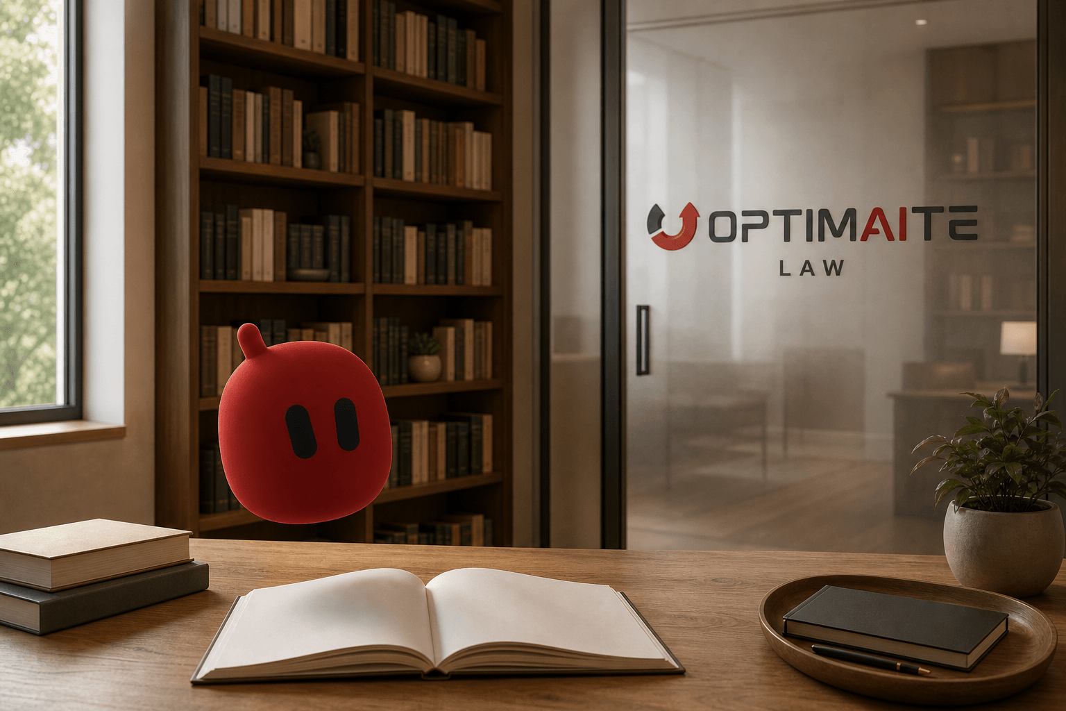 Elissa in a fictional legal library